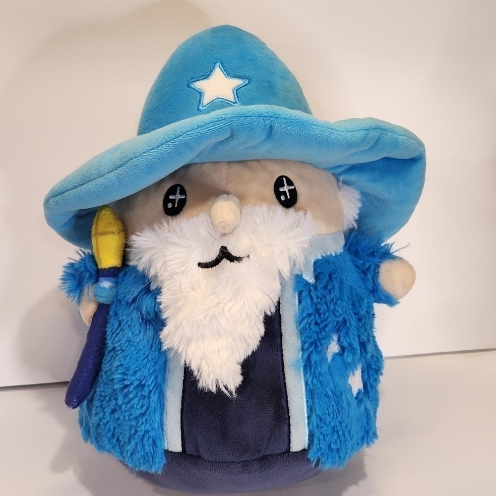 Squishable Blue Wizard with Staff 10"